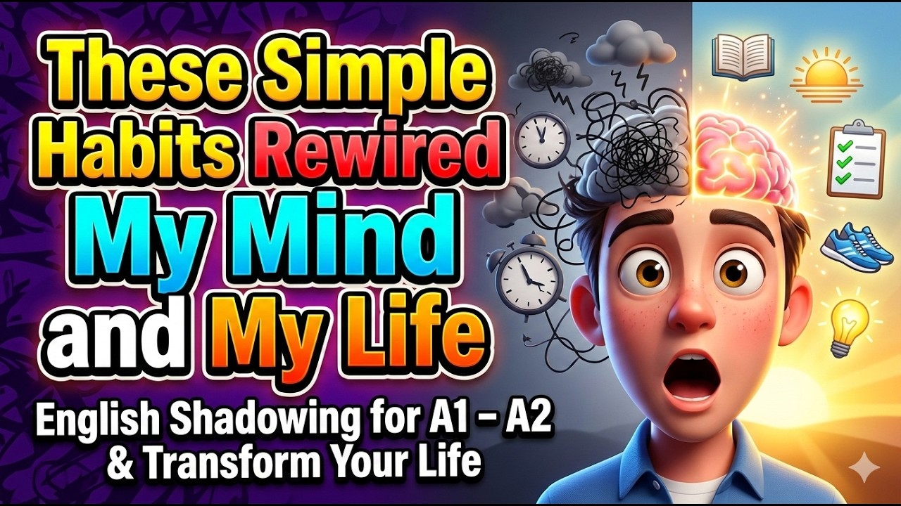 These Simple Habits Rewired My Mind and My Life || English Shadowing & Mindset