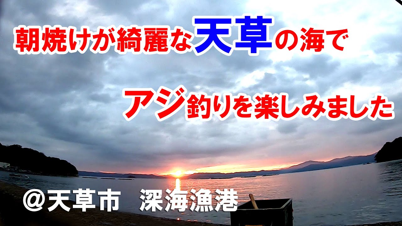 2022年1月中旬　天草市　深海漁港　釣行