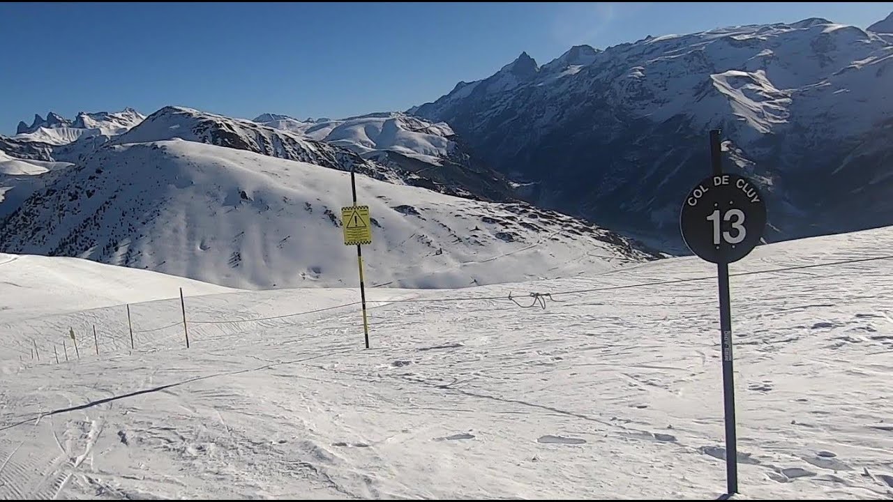 Col de Cluy, Alpe D'Huez, Jan 2022