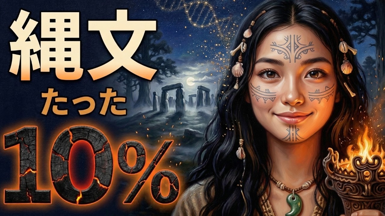 【本当の起源】教科書が間違っていた─日本人のDNAの8割は○○から来ていた【眠れる歴史】