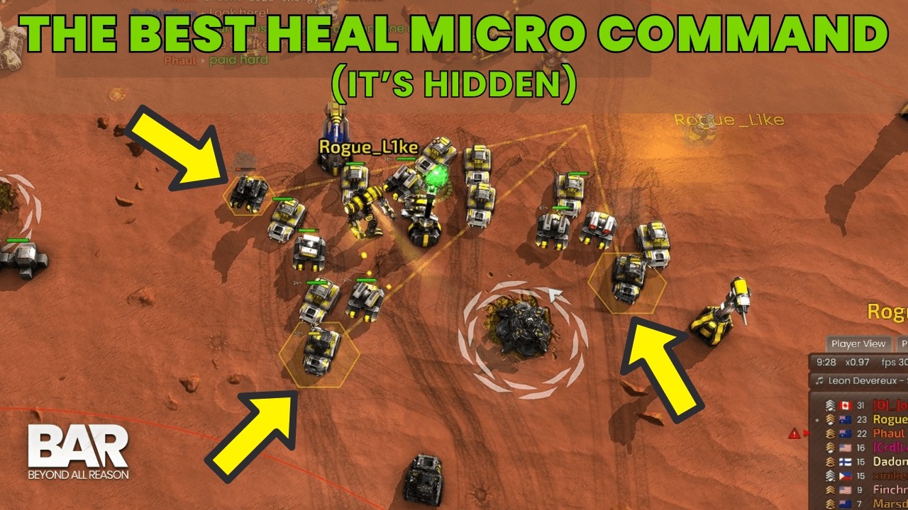 3 Uber MICRO COMMANDS Kept From Noobs | Beyond All Reason Guide