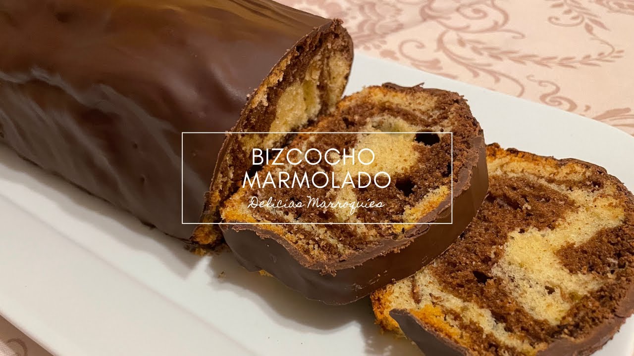RECETA DE BIZCOCHO MARMOLADO | Muy fácil!