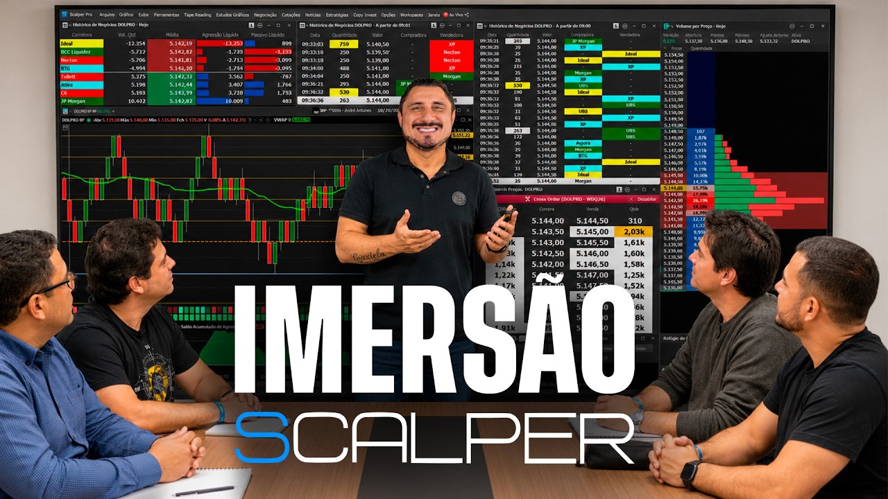 IMERS&Atilde;O PRESENCIAL DE DAY TRADE: MINI D&Oacute;LAR AO VIVO COM ANDR&Eacute; ANTUNES