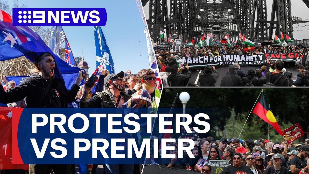 ‘Protest zones’ to be potentially placed across Sydney | 9 News Australia