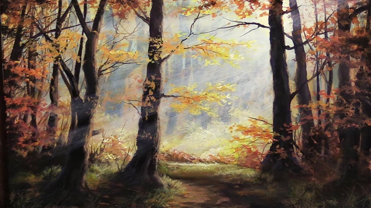 Light Through the Forest | Paint with Kevin ®