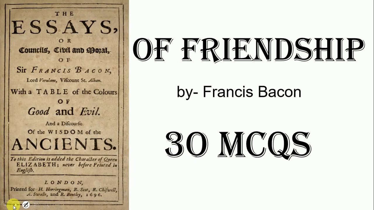 Of Friendship 30 MCQS for MP TET/TGT/PGT