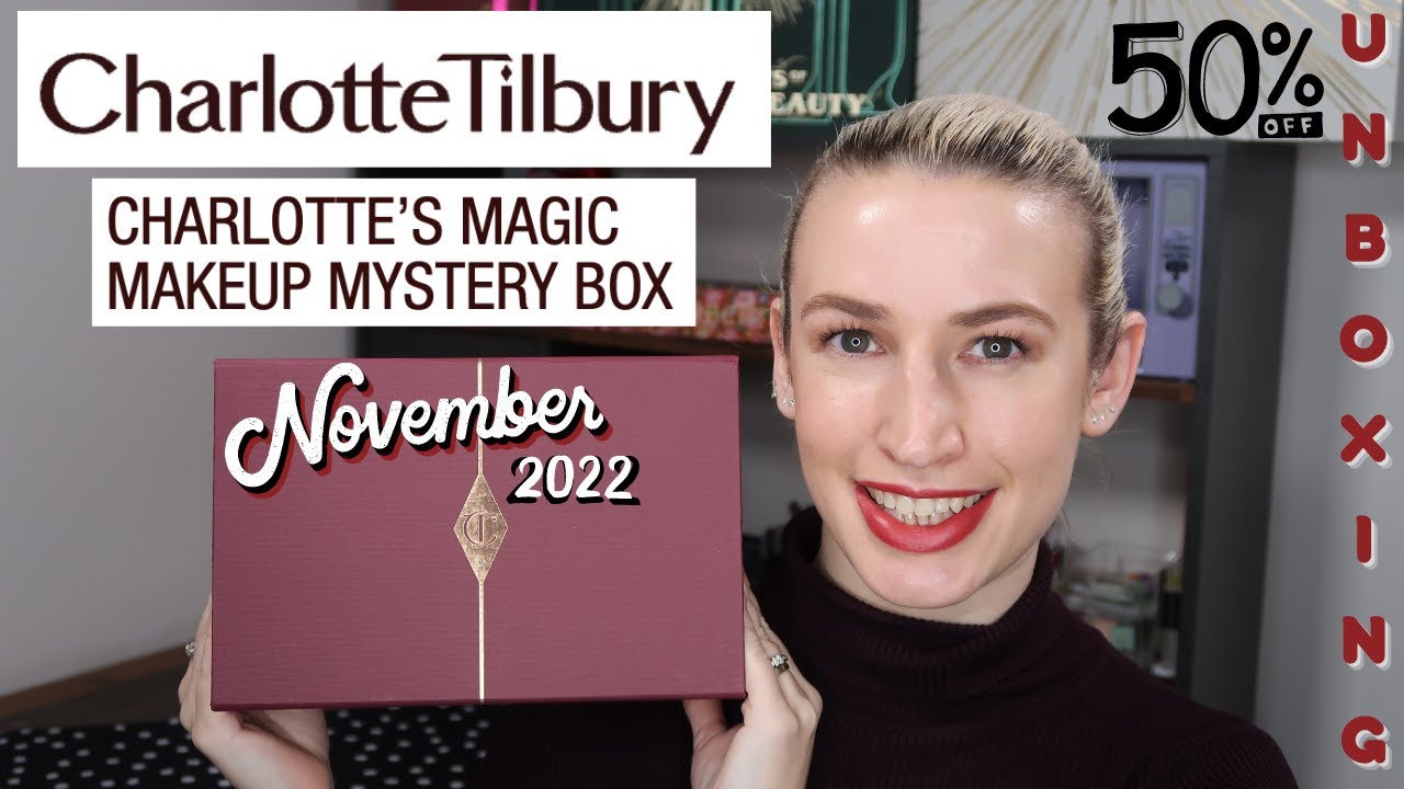 Charlotte Tilbury Magic Makeup Mystery Box Unboxing NOVEMBER 2022