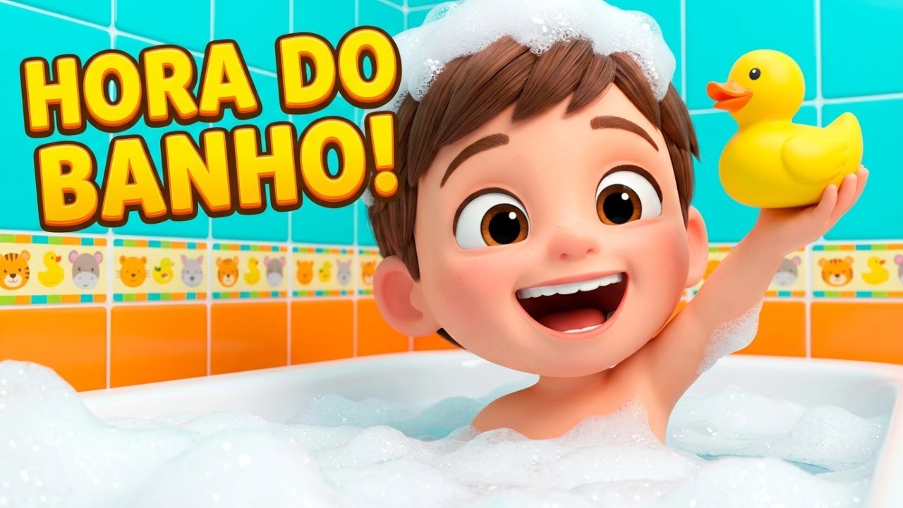 Cante e Brinque na Hora do Banho - Música Infantil Completa 🛀