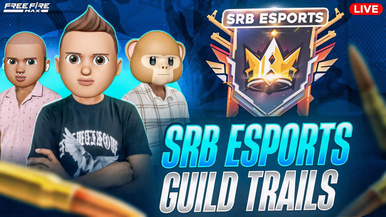 FUN ROOMS & RANK PUSH MAWA || COME AND JOIN || @SRBYTOFFICIAL03 || #fflive #guildtest