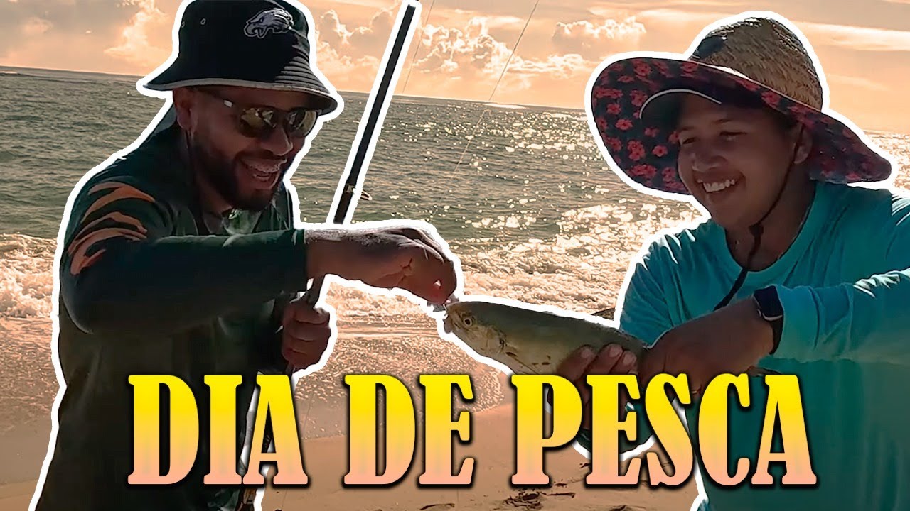 Un día de pesca en la playa de Republica Dominicana con los muchachos