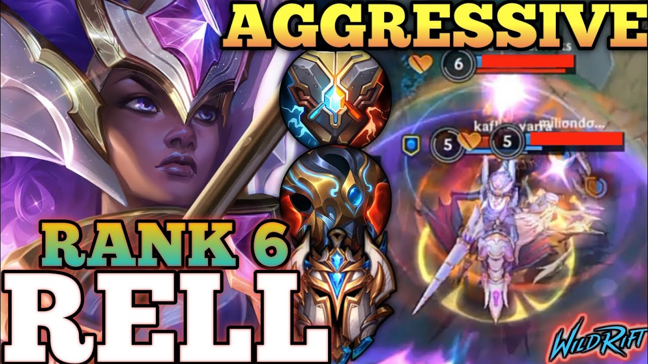 RELL AGGRESSIVE CROWD CONTROL! ANNOYING TANK BUILD DAMAGE - TOP 6 GLOBAL BY kafkas yarra - WILD RIFT