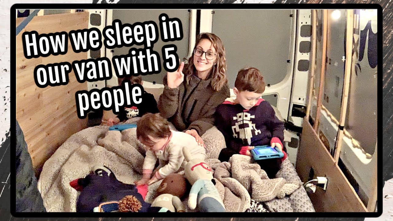 Family of 5 Sleeping In a Van