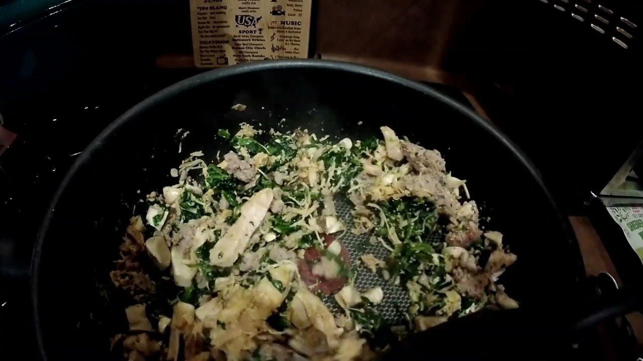 Tex Mex Chicken & Sausage Stir Fry with Ramen