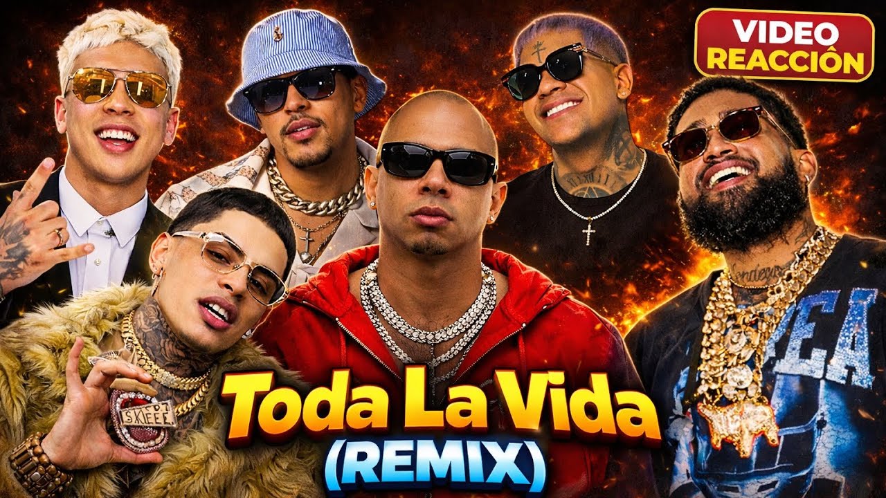 Anónimo x Bryant Myers x Almighty x Luar L x Brytiago x Noriel – Toda La Vida (Remix)Video Reacción
