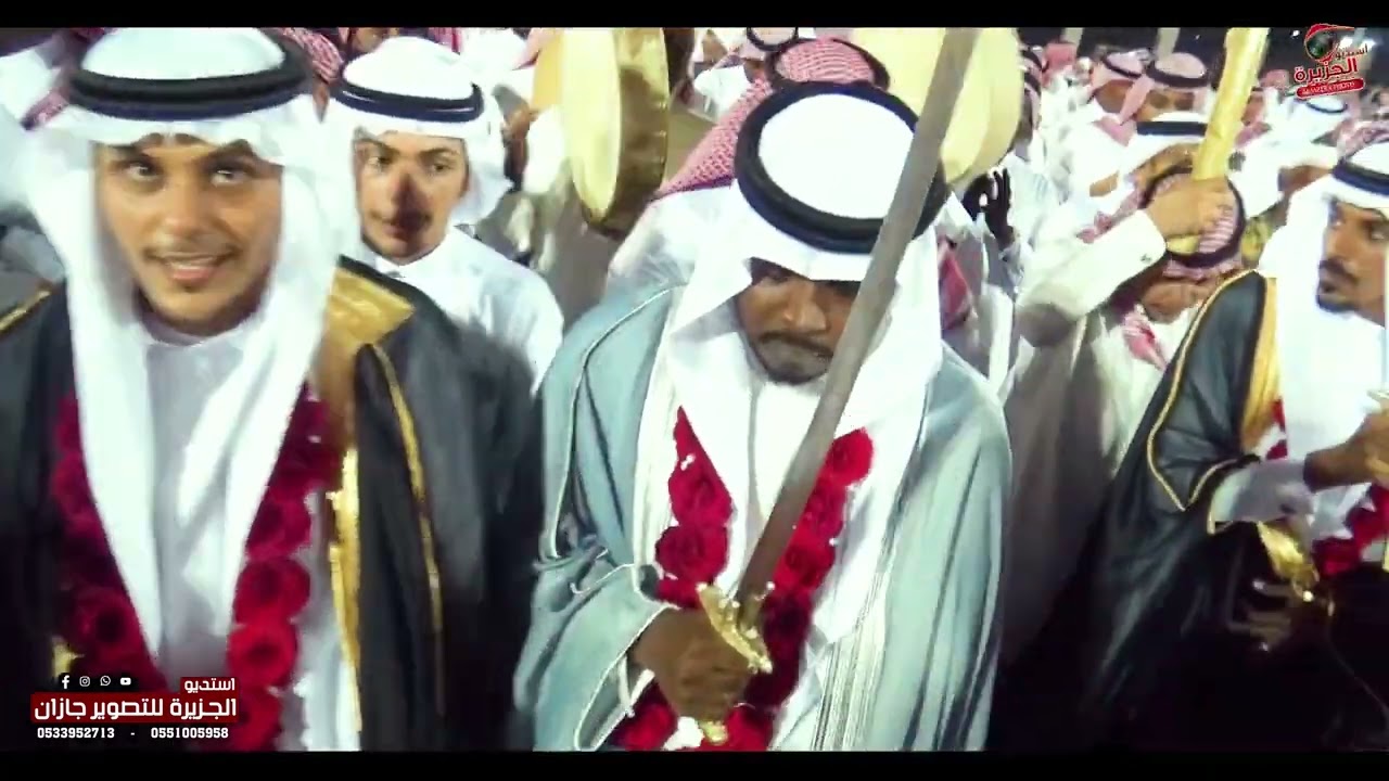 افراح قبيلة  عبس بمناسبة زواج ابناءهم بقرية المحصور التابعة لمركز السقيد بمحافظة جزر فرسان