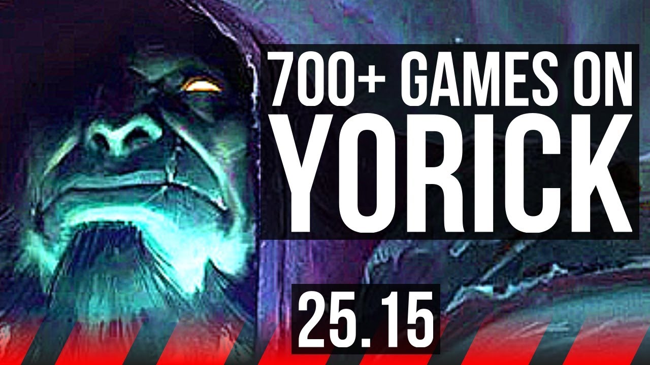 YORICK vs WARWICK (TOP) | 700+ games | KR Master | 25.15