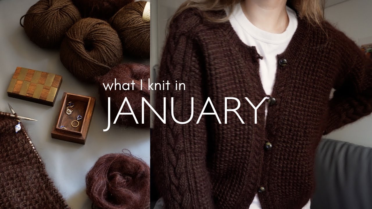 January Makes - Beatrix Cardigan, Louvre Sweater & Bridal Bits