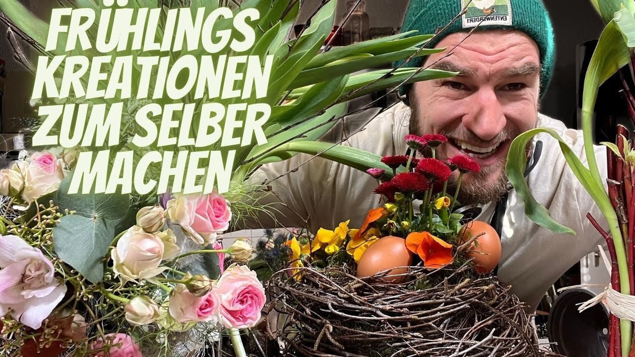 4 Ideen aus dem Blumenladen - Deko ideen für Ostern & den Frühling