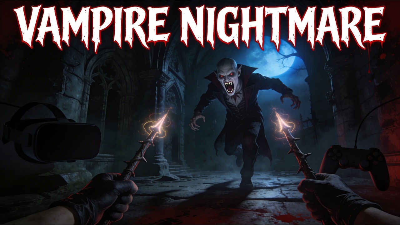 🔴 LIVE  Silent Slayer VR   Vampire Hunter's NIGHTMARE! First Person Scares & Beginner Tips 🧛 ♂️