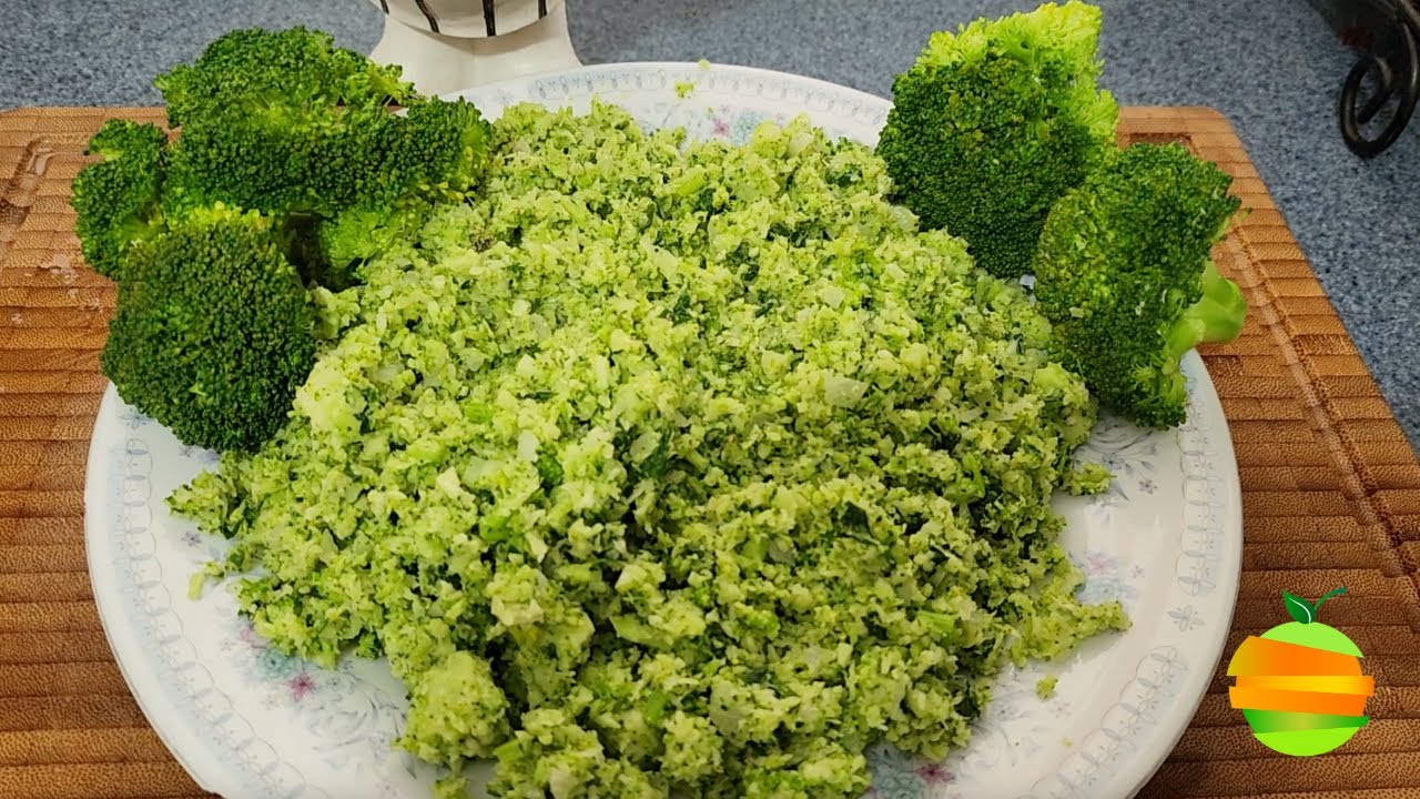Cómo hacer ARROZ VERDE de BRÓCOLI para BAJAR de PESO Saludable y Delicioso