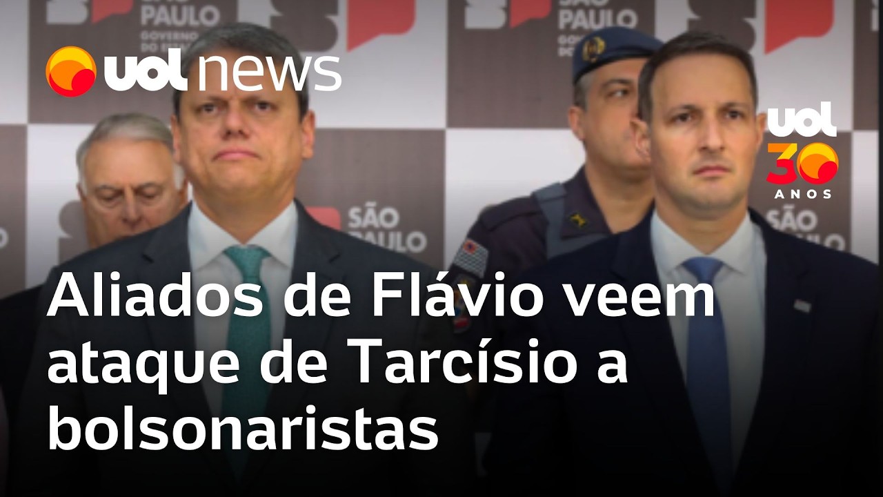 Aliados de Flávio veem ataque de Tarcísio a bolsonaristas com demissão de indicados de Derrite