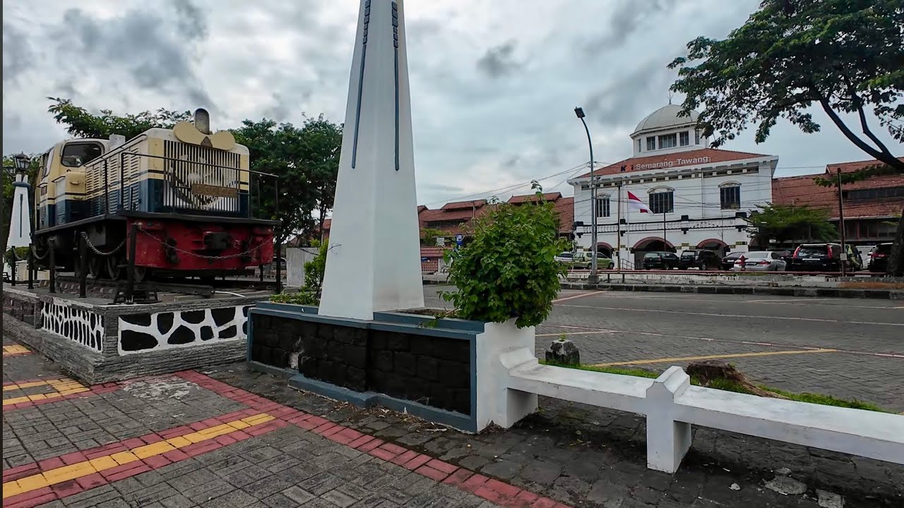 Stasiun Tawang Semarang 🇮🇩 Terasa Klasik & Tenang | Walking Tour Siang Hari