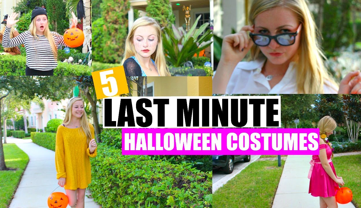 5 Last Minute Halloween costumes 2015!!!