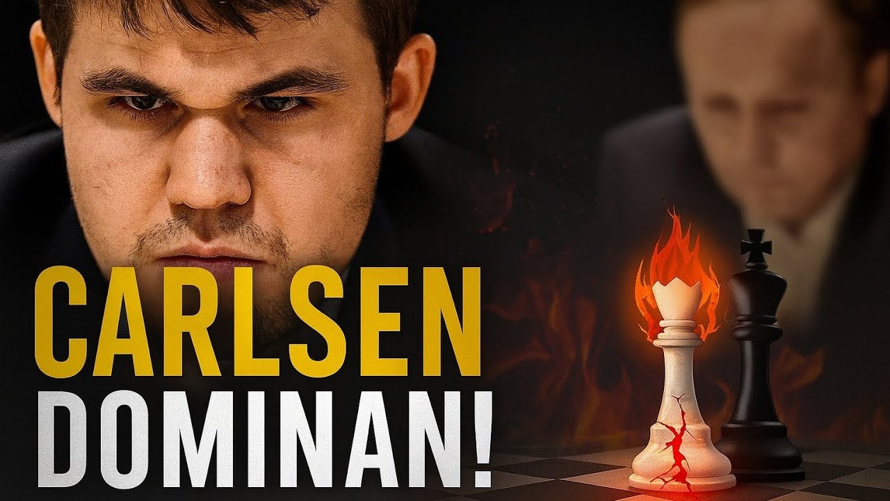 Kelas Dunia! Cara Magnus Carlsen Menang Endgame VS Ponomariov !! 