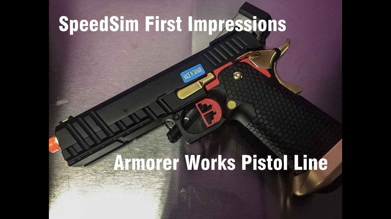 SpeedSim First Impressions: Armorer Works Pistol Line