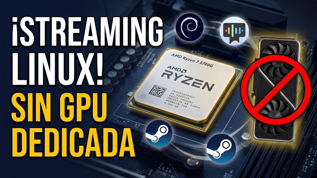 ¿Se Puede Hacer Streaming en Linux y Jugar? Probando Debian 13 + NoiseTorch, EasyEffects y GameMode