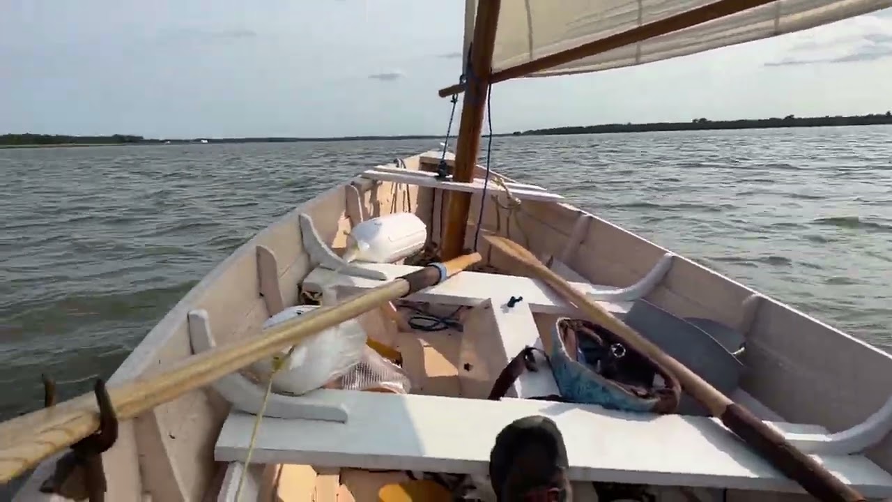 Sailing out of Secretary. No capsize plan.