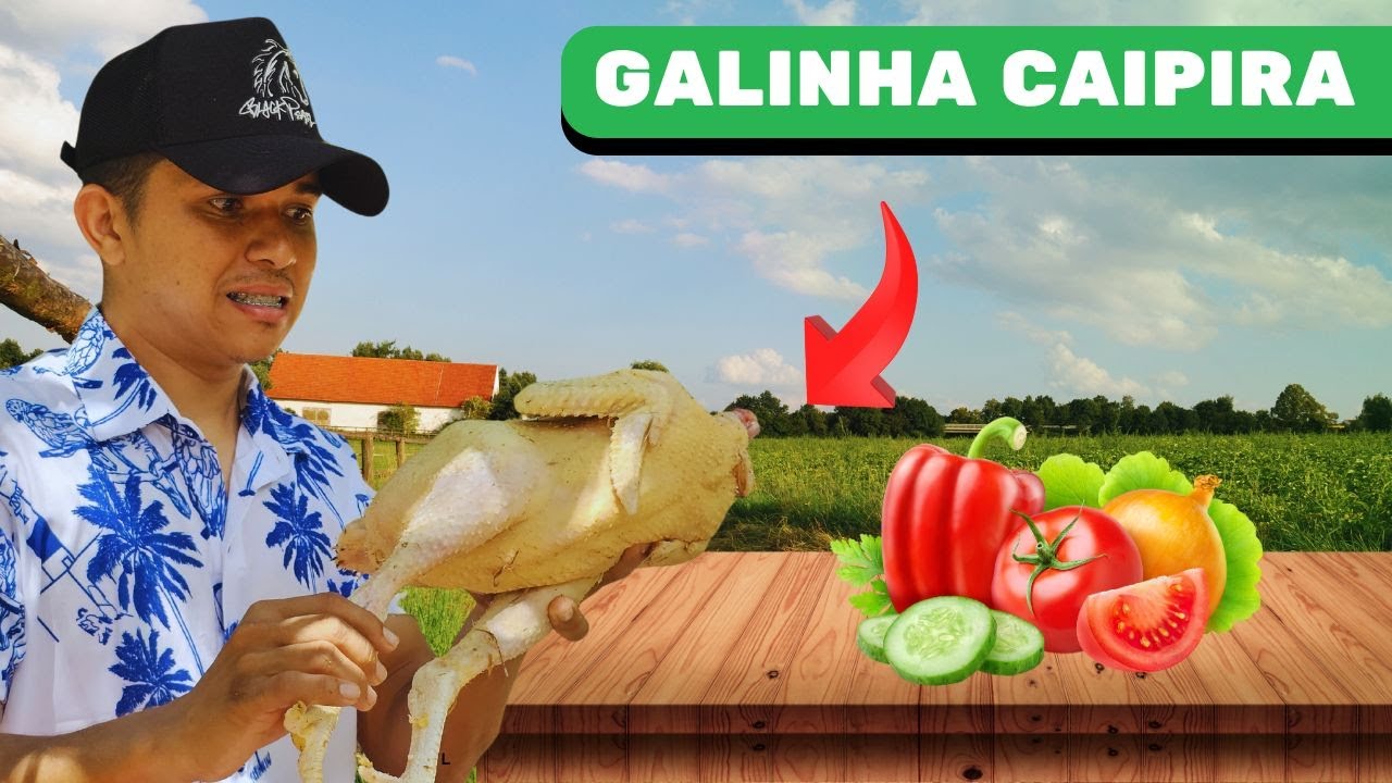 PREPAREI UMA DELICIOSA GALINHA CAIPIRA PARA O ALMOÇO❤️