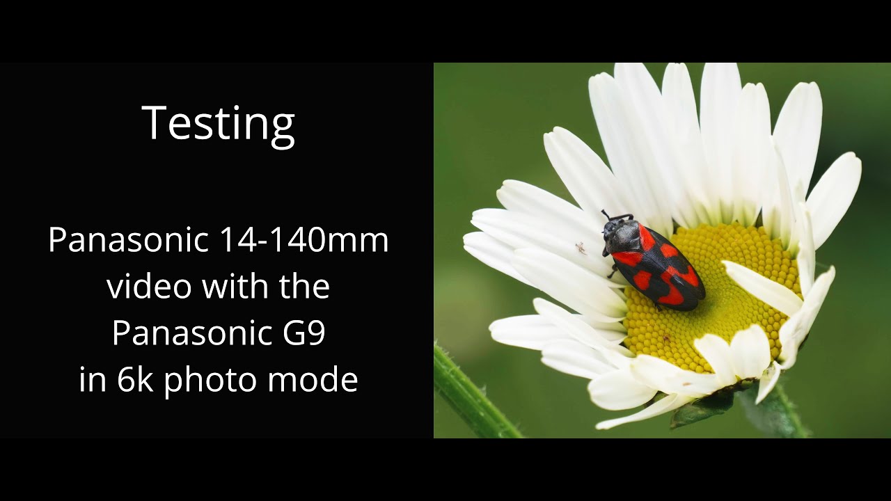 My new Panasonic 14-140 lens with video samples in 6K photo mode on the Panasonic G9 using V-LOG L