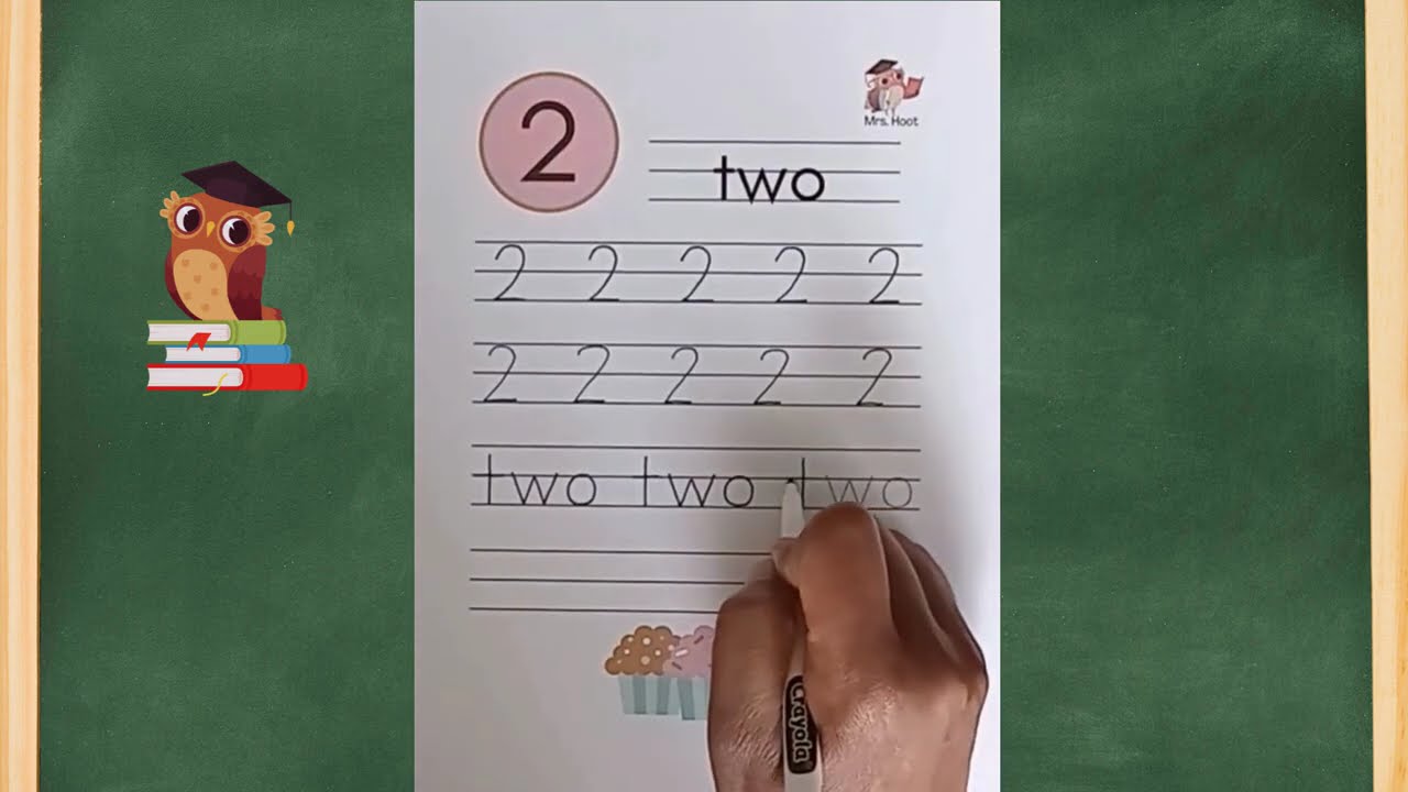 Number 2 Tracing ✏️ | Handwriting Practice for Kids