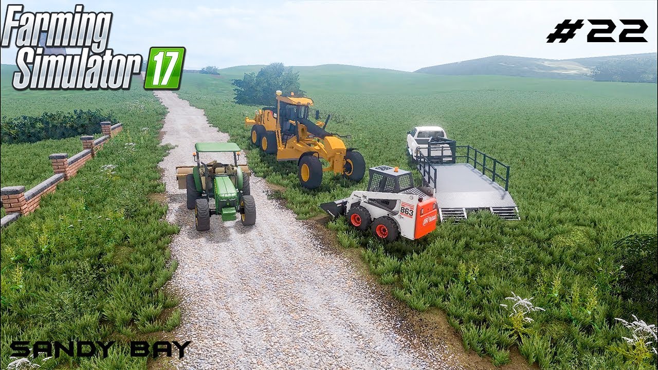 Buildling the road | Sandy Bay 17 | Farming Simulator 2017 | Episode 22
