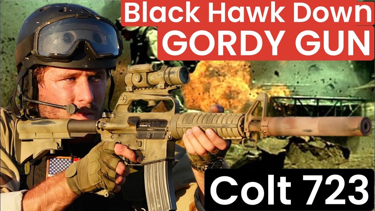 Delta Operator Gary Gordon Gun - Colt 723 - Black Hawk Down