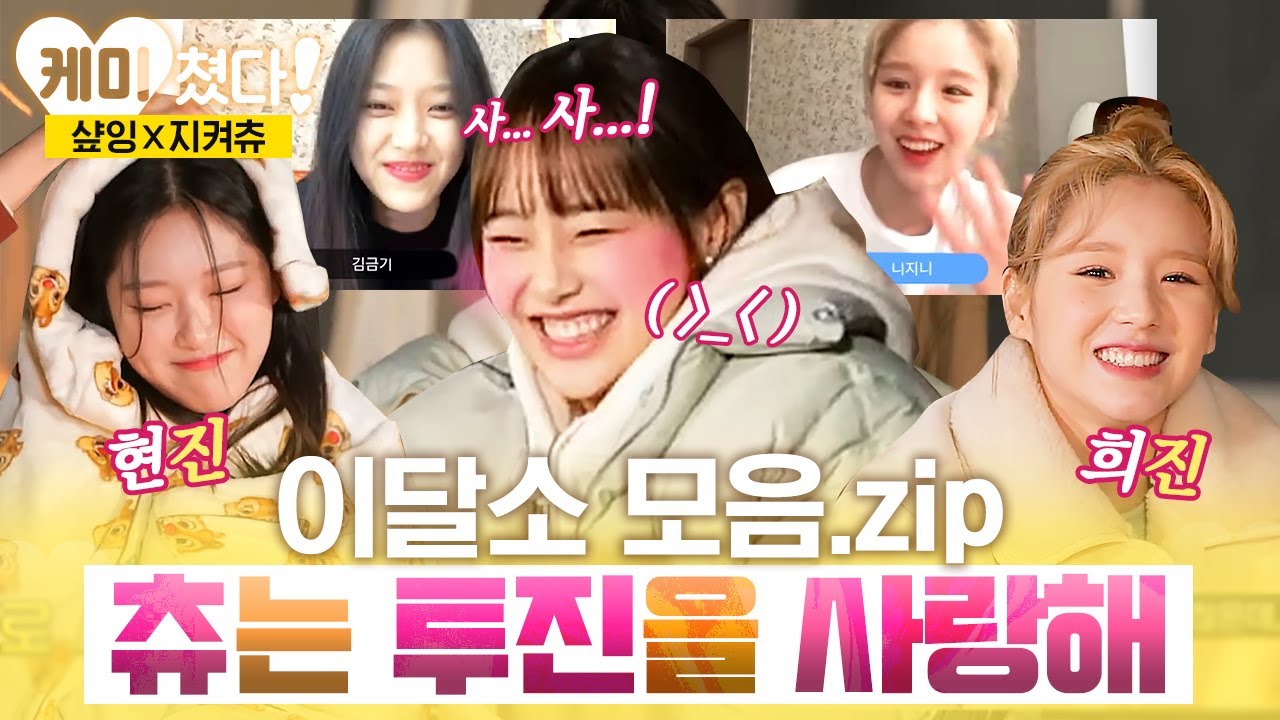 [샾잉X지켜츄] 이달소 대표 강쥐 둘과 냥이 하나💛찐자매 같다가도 애틋한 츄X투진 조합 사랑하지 않는 법 나 몰라ㅠ | #케미쳤다 #샾잉