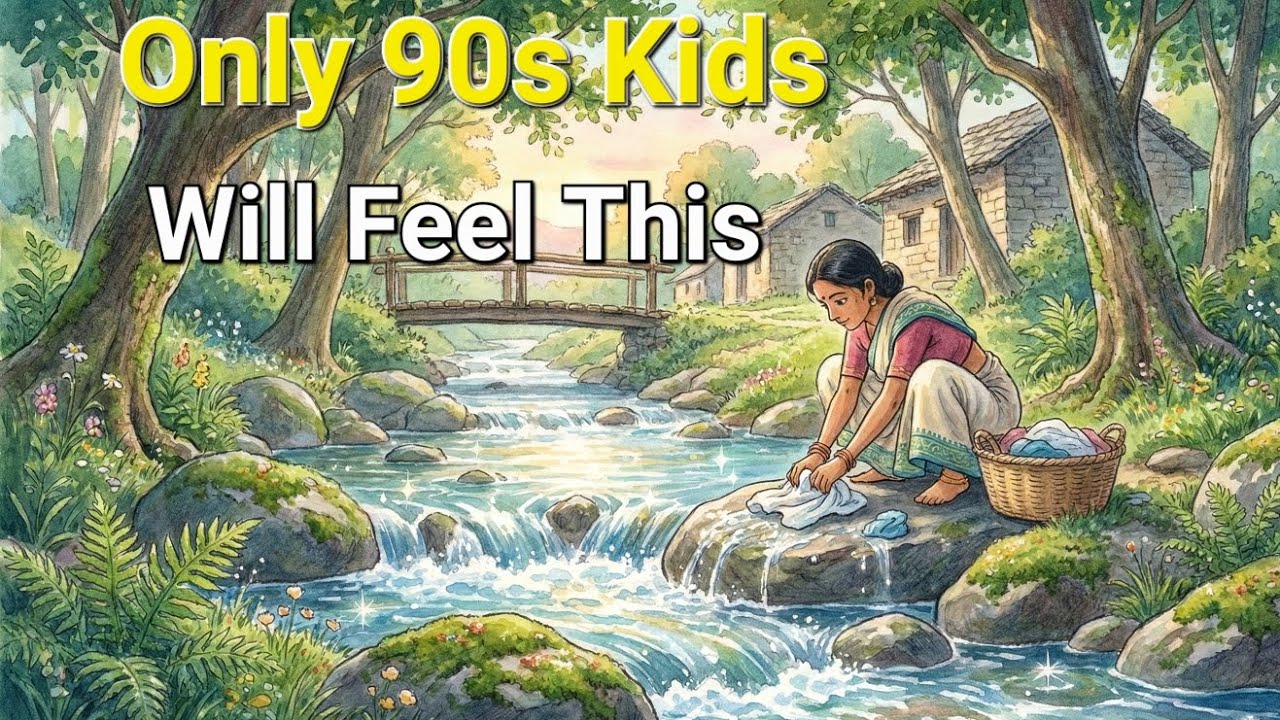 Only 90s Kids Will Feel This Village Life 💔 | Ghibli Vibes