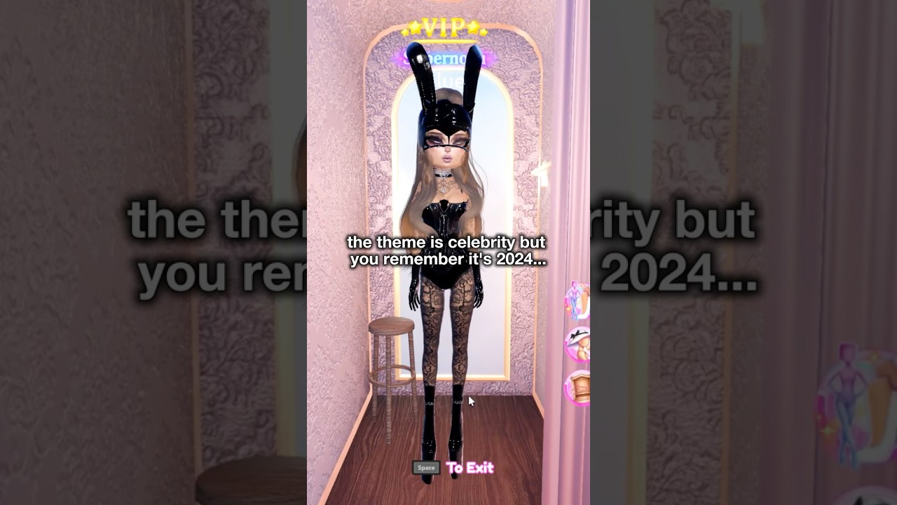 POV: THE THEME IS CELEBRITY AND YOU SEE ARIANA GRANDE IN DTI... #dti #dresstoimpress #roblox