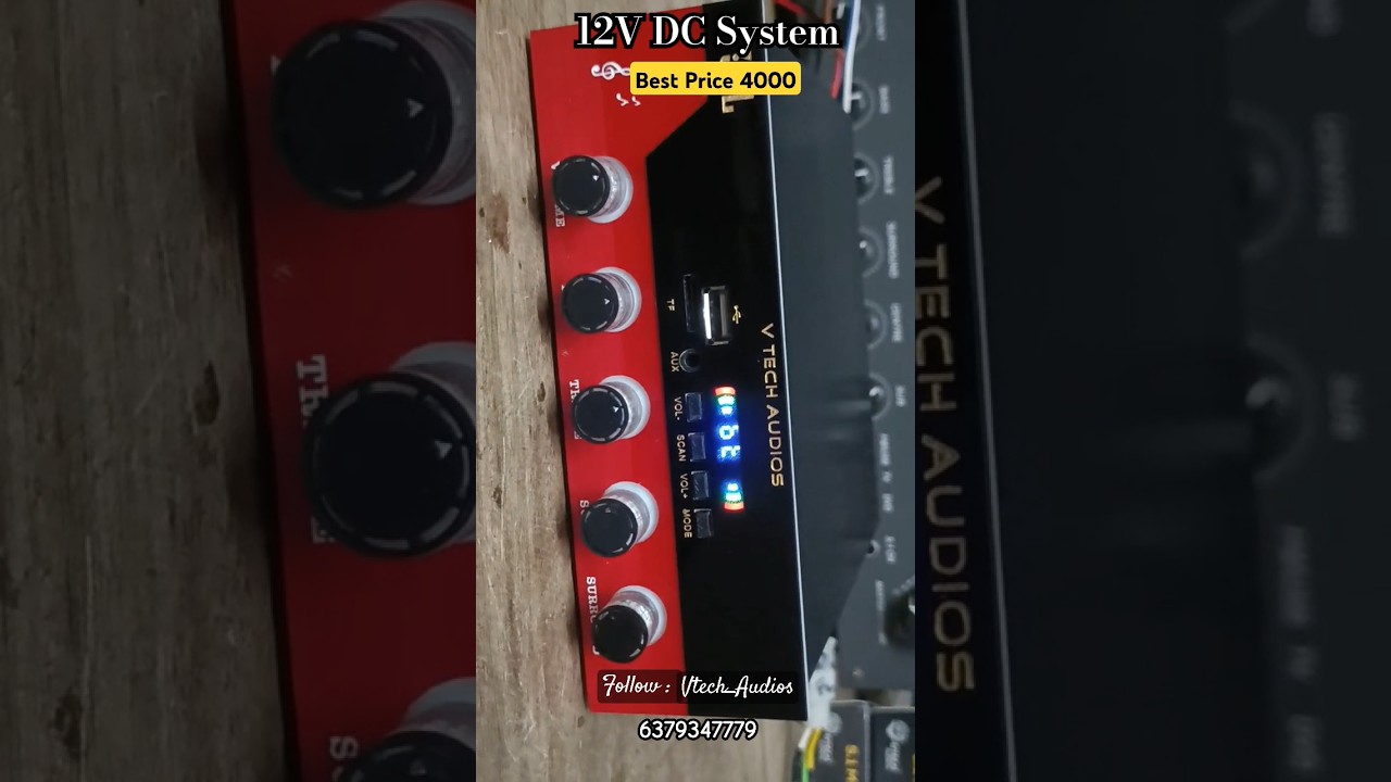 12V DC Amplifier /4.1 CH Audio Amplifier / 12Volt DC Amplifier #amplifiers #caramplifier #caraudio