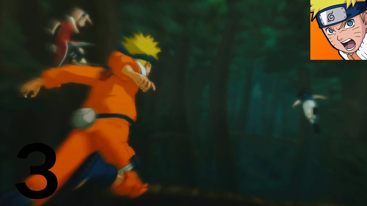 Naruto ultimate Ninja storm gameplay part3 Kakashi hatake final exam