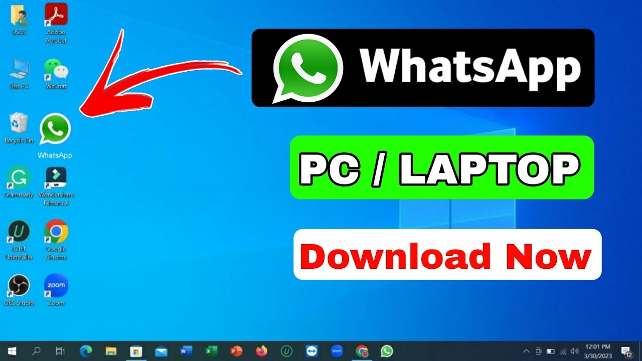 Как установить WhatsApp на ноутбук или ПК || Скачать WhatsApp на ноутбук | Скачать WhatsApp для ПК