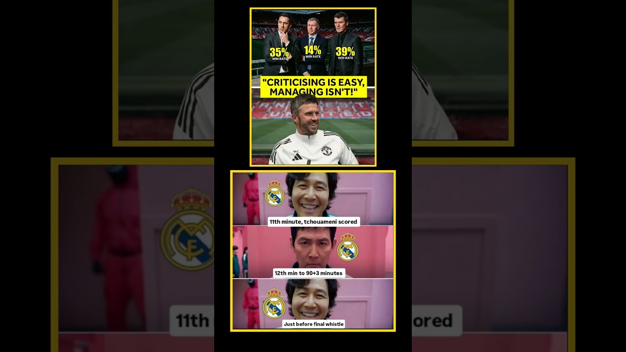 Managing Manchester United Isn&rsquo;t Easy! 😅 | Real Madrid Last-Minute Drama ⚽#FootballMemes#LaLiga