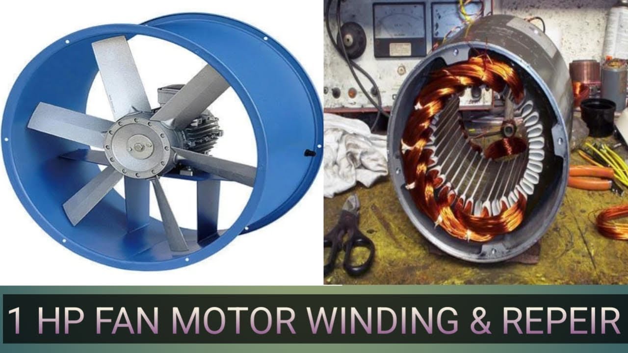 Hp 1 fan motor winding 
