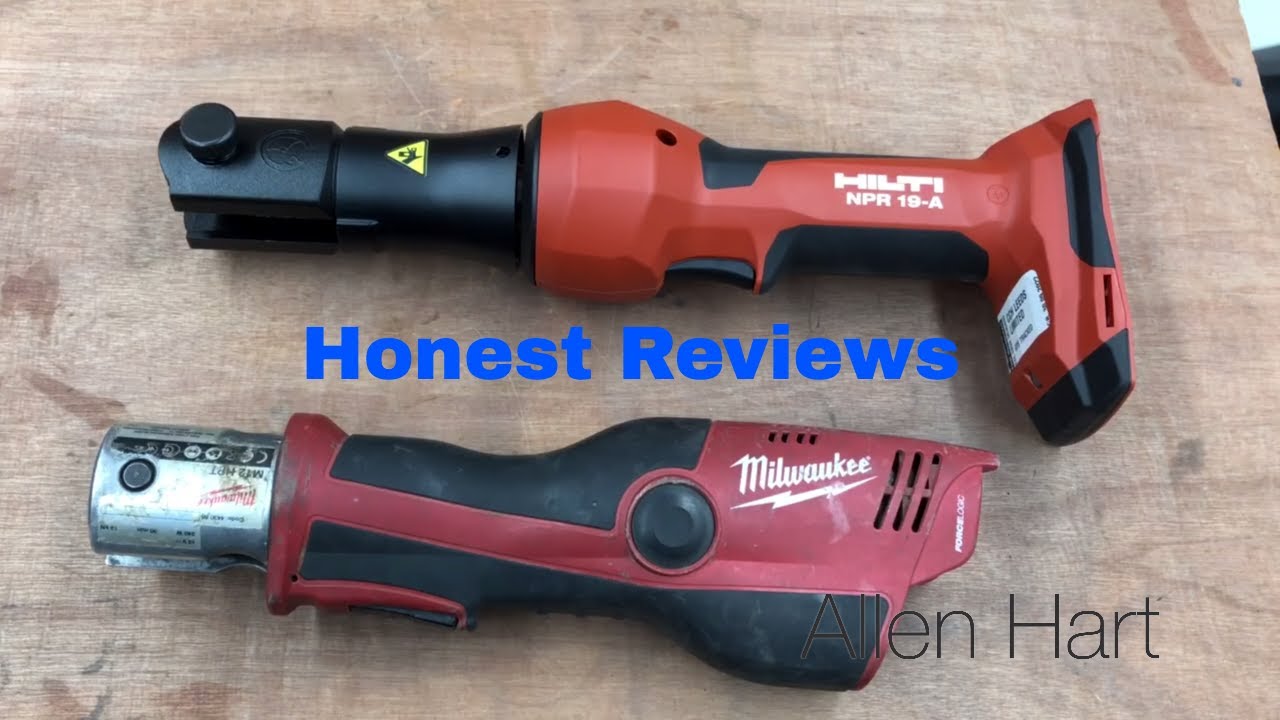 Hilti NPR 19-A Press Gun V Milwaukee Force Logic Honest Review