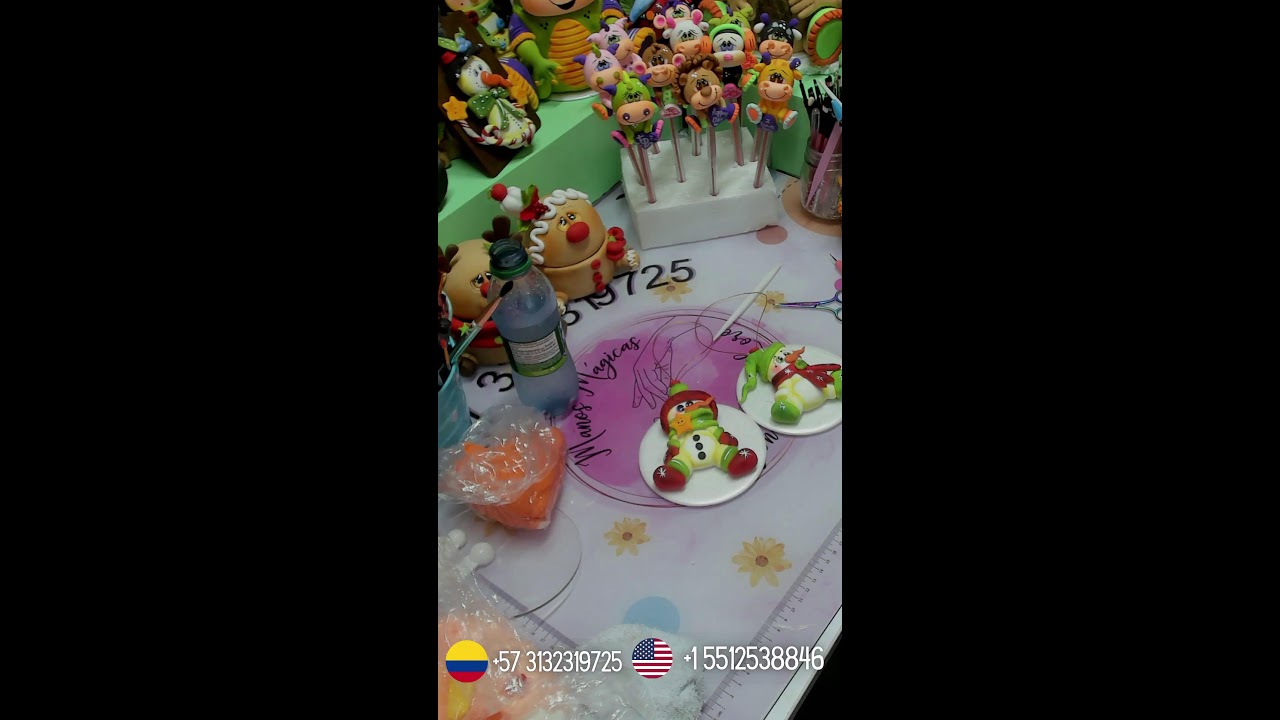 Apliques Navideños con Molde Multiusos en Porcelana Fria (En Vivo)