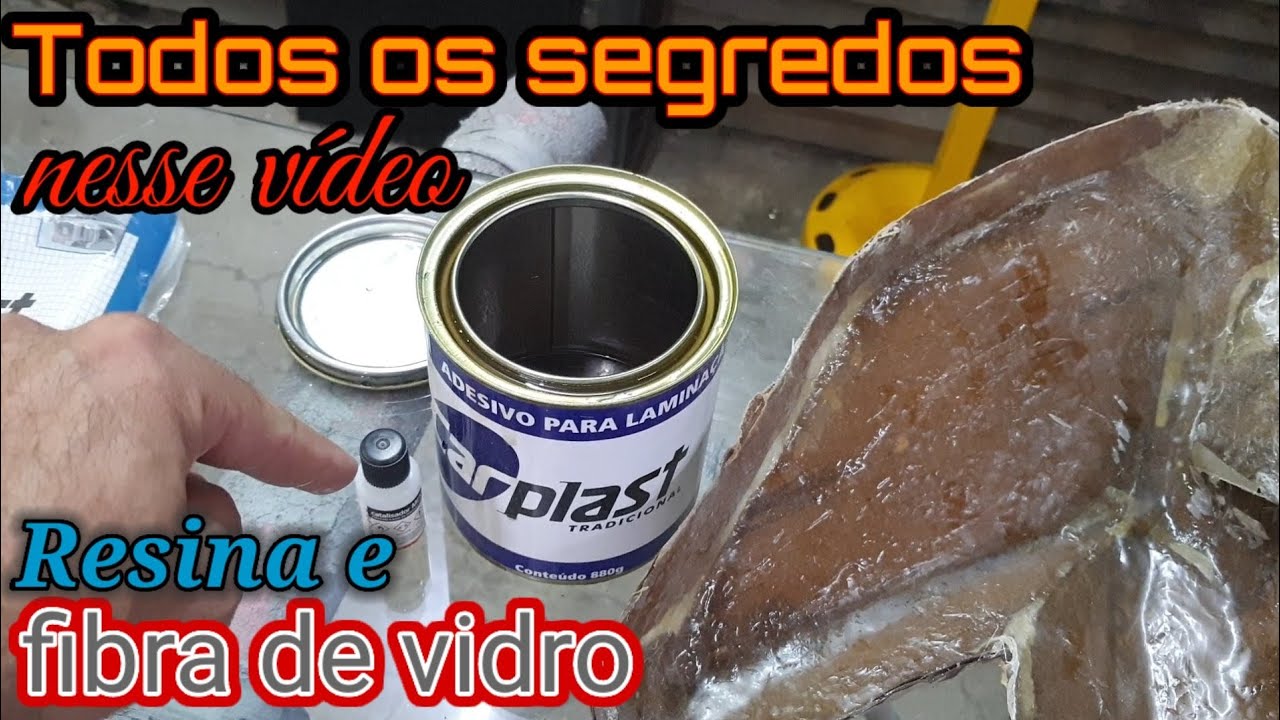 Como trabalhar com resina é fibra de vidro