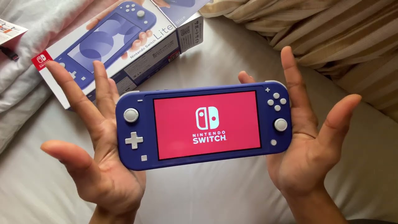 Nintendo Switch Lite | Unboxing Nintendo Switch Lite Blue Colour | My first gaming device. 