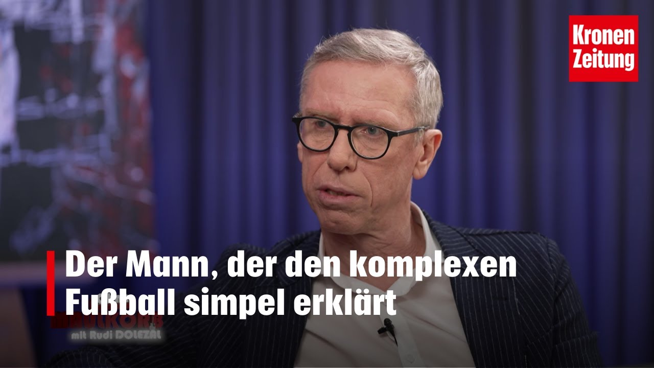 Peter Stöger: Der Mann, der den komplexen Fußball simpel erklärt | krone.tv Ohne Maulkorb