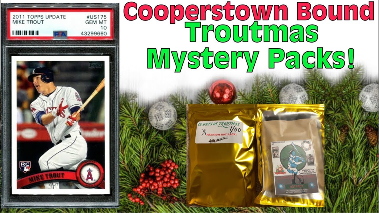 THE 8th DAY OF TROUTMAS!  LOADED COOPERSTOWN BOUND 12 DAYS OF TROUTMAS MYSTERY PACKS!